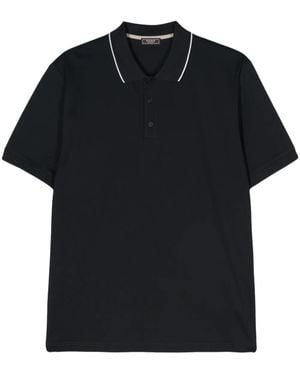 Peserico Klassisches Poloshirt - Schwarz