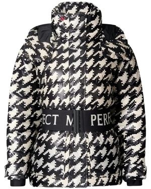 Perfect Moment Cortina Houndstooth Ski Jacket - Black