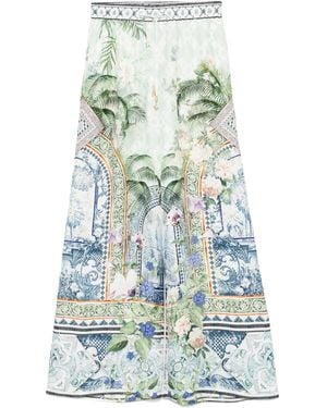 CAMILLA Jardim Party Pants - Blue