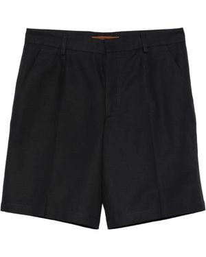 ZEGNA Pleated Shorts - Black