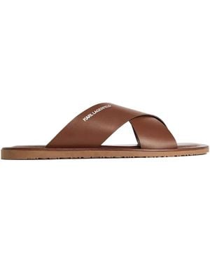 Karl Lagerfeld Kastor Iii Sandals - Brown