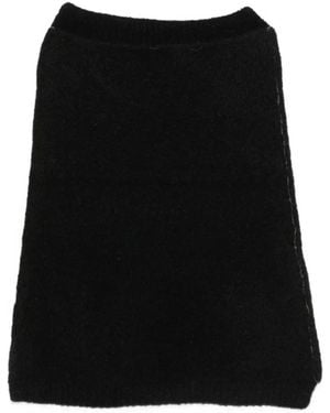 Isabel Benenato Knitted Snood - Black