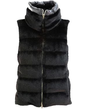 Herno Padded Quilted Gilet - Black