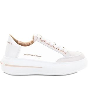 Alexander Smith Sneakers Con Plateau - Bianco