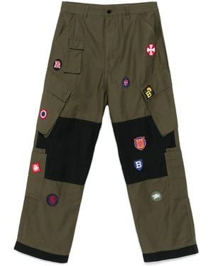 BBCICECREAM Patch Cargo Trousers - Grey