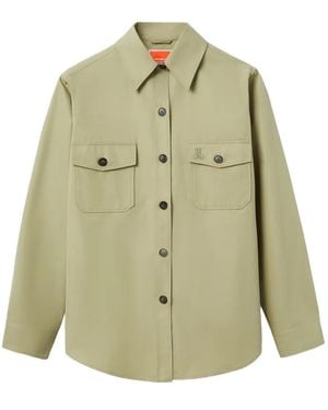 La DoubleJ Embroidered Cotton Jacket - Green
