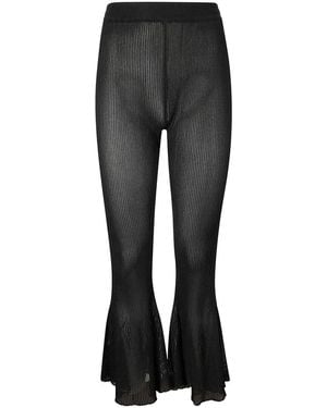 CFCL Hypha Lucent Flared Trousers - Black