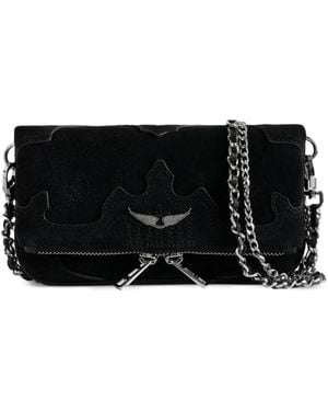 Zadig & Voltaire Rock Nano Western Shoulder Bag - Black