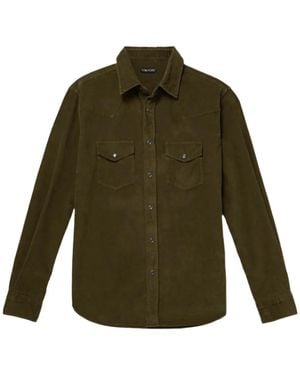 Tom Ford Corduroy Shirt - Green