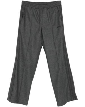 Juun.J Checked Trousers - Grey
