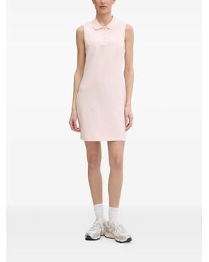 Guess Sleeveless Polo-Collar Mini Dress - White