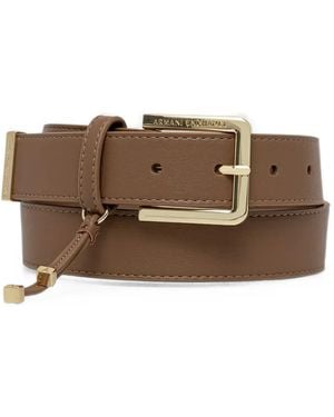 ARMANI EXCHANGE Gürtel Mit Logo-Gravur - Braun