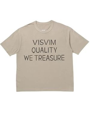 Visvim T-Shirt Mit Logo-Print - Grau