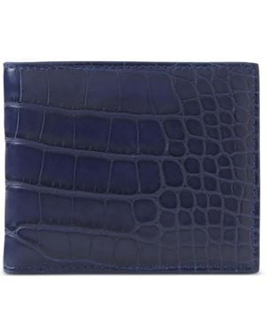 Ralph Lauren Alligator Portemonnaie - Blau