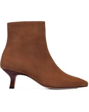 Bernardo Sanya Suede Ankle Boots - Brown