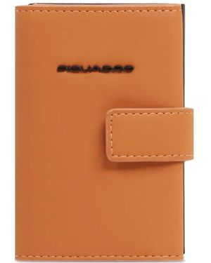 Piquadro Pop-Up Cardholder - Orange