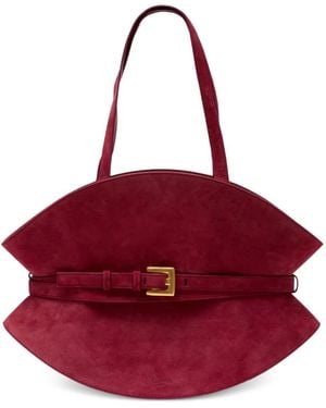 Balmain Bolso De Hombro Shuffle Mediano - Rojo