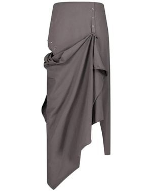 SRVC Studio Robyn Asymmetrical Skirt - Grey