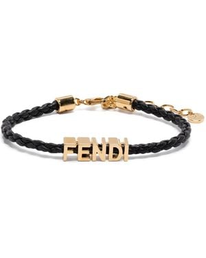 Fendi Graphy Armband - Weiß