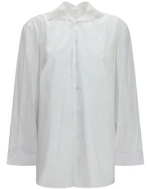 ALAINPAUL Chemise À Col Élastiqué - White