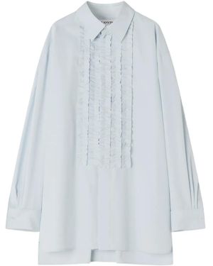 Lanvin Ruffled Shirt - Blue