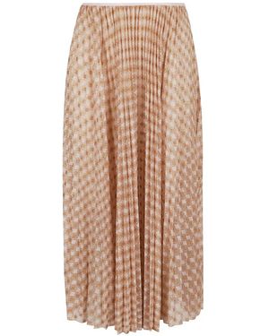 Forte Forte Pleated Midi Skirt - Natural