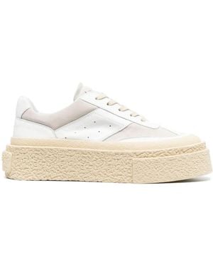 MM6 by Maison Martin Margiela Sneakers Con Suola Rialzata - Bianco