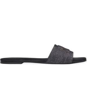 Courreges Shadow Slippers - White
