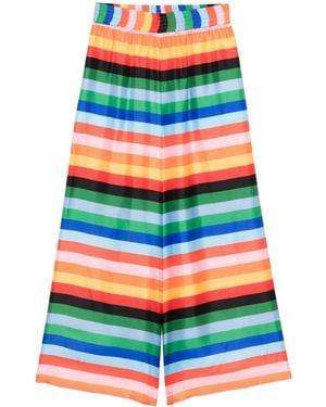 Rianna + Nina Striped Trousers - Orange
