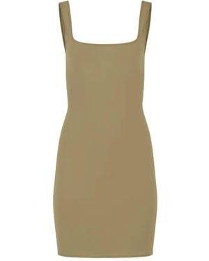 Entire studios Square-Neck Mini Dress - Green