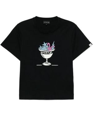 SPORT b. by agnès b. Graphic-Print T-Shirt - Black