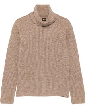 BOSS Maglione A Collo Alto - Neutro