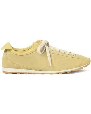 Jacquemus Les Tennis Leather Trainers - Yellow