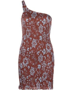 Faithfull the Brand Oceania Print Minidress - Red