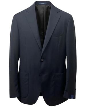 Santaniello Single-Breasted Blazer - Blue