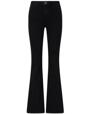 Liu Jo High-Waisted Bootcut Jeans - Black