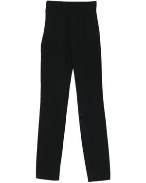 Alberta Ferretti Zip-Fastening Trousers - Black