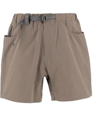 and wander Shorts mit Gürtel - Grau
