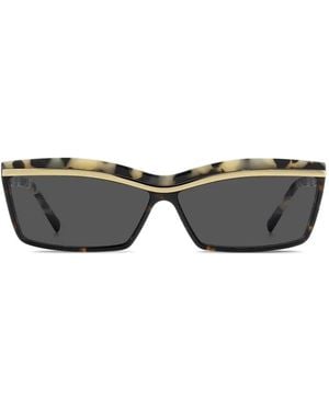 Missoni Seasonal Rectangle-Frame Sunglasses - Grey