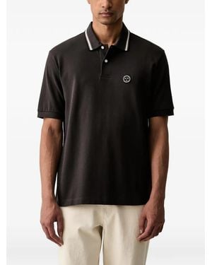 ARMANI EXCHANGE Poloshirt Met Logopatch - Zwart