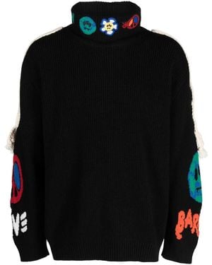 Barrow Pullover Mit Logo-Stickerei - Schwarz