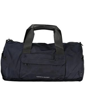 Tommy Hilfiger Logo-Print Duffle Bag - Blue