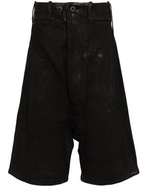 Boris Bidjan Saberi Drop-Crotch Shorts - Black