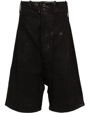 Boris Bidjan Saberi Drop-Crotch Shorts - Black