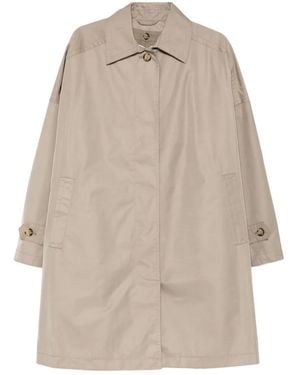 TOTEME Trenchcoat Met Verlaagde Schouders - Naturel