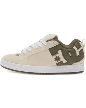 DC Shoes Baskets À Patch Logo - Blanc