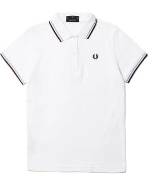 Fred Perry ロゴ ポロシャツ - ホワイト