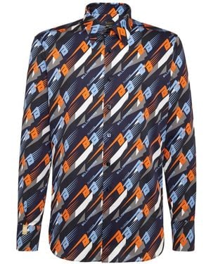 Billionaire Chemise Milano Cars Racing - Blue