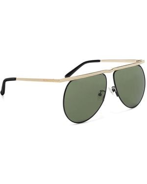 The Attico Pilotenbrille - Grün