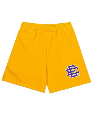 Eric Emanuel Logo-Print Shorts - Yellow
